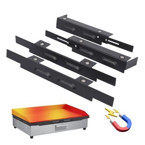 Upgraded Magnetic Wind Guards,Stainless Steel Wind Screens Protect Flame, Hold Heat, Blackstone Griddle Accessories for Camping - 1 of 4