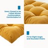 Outdoor Chair Cushions,3 Piece Loveseat Outdoor Cushions Set,Tufted/Wicker Patio Cushion for Patio Furniture All Weather,44"x19"x5" - 4 of 4