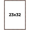 PosterPalooza | 23x32 Bamboo Picture Frame, UV Acrylic, 4 Finishes - Brown, Black, Gold, and Natural - 2 of 4