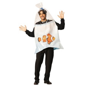 Rasta Imposta Adult General Sizing Bag of Fish Tunic Halloween Costume Suit - Multicolored One Size Fits Most - 1 of 2
