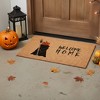 HomeRoots 24" X 36" Natural And Brown Halloween Halloween Welcome Outdoor Coir Door Mat - 2 of 3