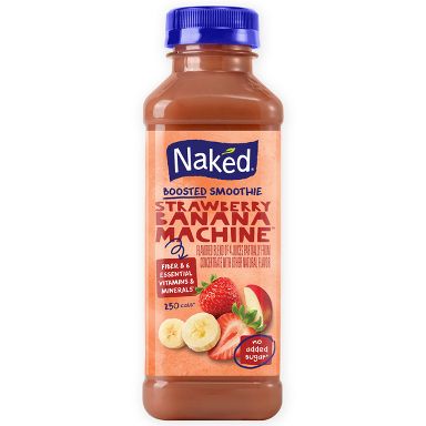 Naked Strawberry Banana Juice Smoothie - 15.2 fl oz