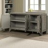 60" Pine Veneer Storage Cabinet Sideboard with Adjustable Shelves, 3-Door Buffet Table for Living Room, Entryway, or Study - 3 of 4