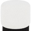 Meridian Furniture,Veranda Boucle Fabric Ottoman/Stool - 3 of 4