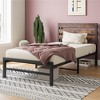 NicBex Twin/Full/Queen Platform Bed Frame with Wood Headboard,Ample Storage Space,Heavy Duty Metal Slats,No Box Spring Needed,Easy Assembly - 2 of 4