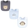 Hudson Baby Infant Boys Caps or Headbands, Bibs, Mittens and Socks 12pc Set, Safari, 0-6 Months - 3 of 4