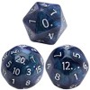 Gate Keeper Games Mirror Universe Double Dice 7pc RPG Set - Galactic Glitter RPG - 4 of 4