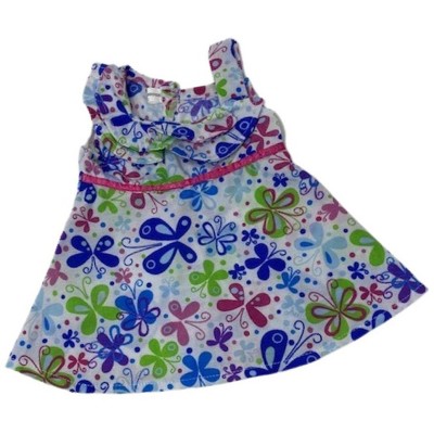 Doll Clothes Superstore Butterfly Print Dress Fits 15-16 Inch Baby Dolls