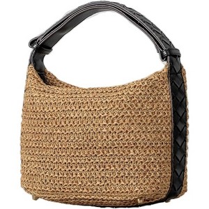 FATMOON Bohemia Straw Beach Bag Women Shoulder Tote Hobo Handbag Summer Travel Beach Bags Top-handle Crossbody Purse - 1 of 4