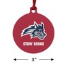 Stony Brook University Seawolves Logo Aluminum Holiday Christmas Tree Ornament - 3 of 4