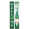 The Lakeside Collection Welcome Banners Porch Themed Spring Or St Patricks Design Set of 2 - St. Patrick's - 3 of 4