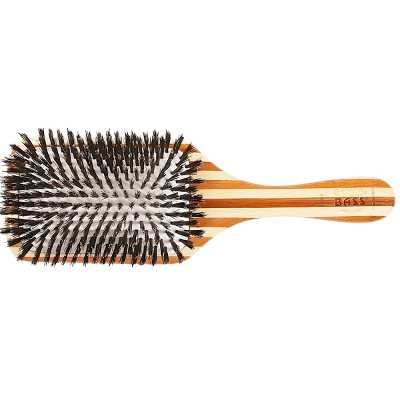 Bass Brushes Straighten & Curl Hair Brush Premium Bamboo Handle Round Brush  With 100% Pure Bass Premium Select Firm Natural Boar Bristles Small Small :  Target