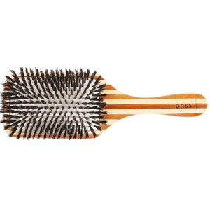Bass Brushes Shine & Condition Hair Brush Premium Bamboo Handle with Premium 100% Pure Firm Natural Boar Bristles Large Paddle - 1 of 4