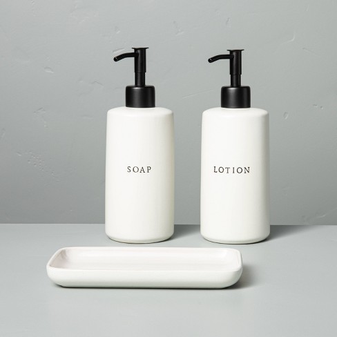 Soap and lotion dispenser hot sale set