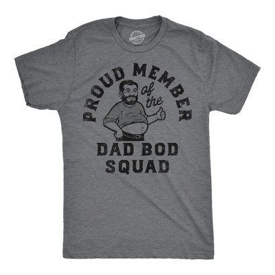 Mens Funny T Shirts Proud Member Of The Dad Bod Squad Fitness Tee For Men - Crazy Dog Men's T Shirt