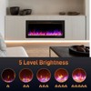 Karl Home 1500-Watt 36-inch Electric Fireplace Insert / Wall-Mounted Electric Fireplace with WIFI Function - 4 of 4