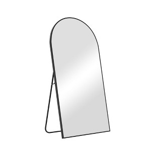 PexFix Full Length Arched Free Standing Body Mirror, Metal Framed Wall Mirror, Large Floor Mirror - 1 of 3