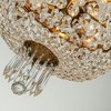 ALOADECOR Vintage Basket Chandelier French Country Decor With Crystal Accents - 4 of 4