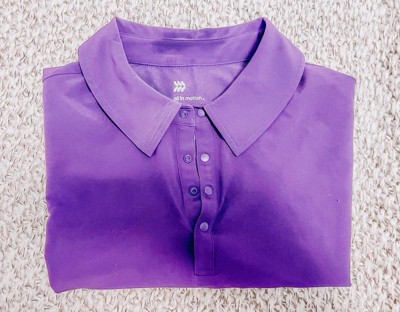 all in motion 100% Polyester Graphic Purple Active T-Shirt Size XL - 41%  off