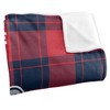 Gonzaga University Campus Plaid Spirit Silky Touch Super Soft Throw Blanket 50x60 - 3 of 4