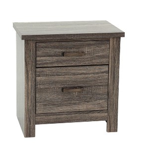 NicBex Nightstand with 2 Drawers,Modern Bedside Table with Wood Frame and Pulls,Side Table for Bedroom,Living Room - 1 of 4