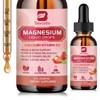 B Beworth Magnesium Glycinate Liquid Supplement with Calcium, Potassium, Vitamin, Zinc - Support Relaxation, Energy and Bowel Health - 2 Fl.oz - 2 of 4