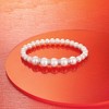 Ross-Simons 6-8.5mm Cultured Pearl and .25 ct. t.w. Diamond Stretch Bracelet in Sterling Silver - 3 of 4