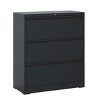 Lateral File Cabinet 3 Drawer with Lock, Metal Filing Cabinet for Home Office, Lockable File Cabinet for Legal/Letter/A4/F4 Size–The Pop Home - 4 of 4