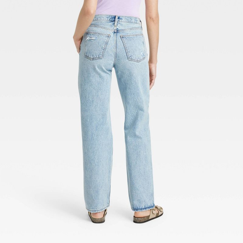 Women's Mid-Rise 90's Baggy Jeans - Universal Thread™, 3 of 17