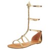 Cairo Gladiator Women's Costume Sandals, Gold - 2 of 4