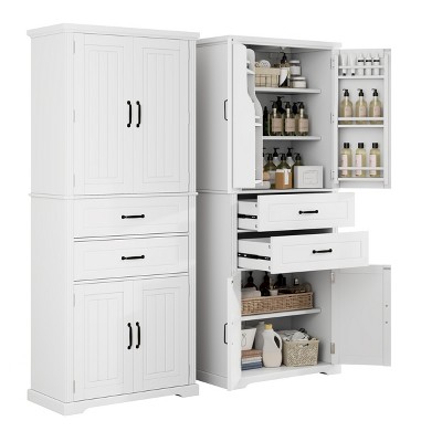 Dexmalle Classic Storage Cabinet with Multi-Functional Storage Space