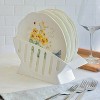 LunaLulinlk 10 Inch Dinner Plates Holder, Dish Drainer, Salad Plate Holder, Dessert Plate Holder, Dinner Plates Rack, Plastic Plates Holder - 2 of 4