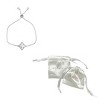 Adornia Mother of Pearl Flower Adjustable Bolo Bracelet - 3 of 3