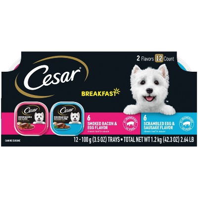 Cesar Classic Loaf In Sauce With Pork Egg Bacon Flavor Adult