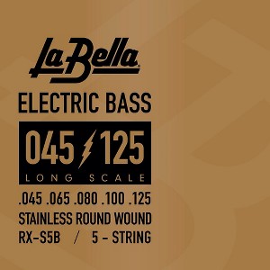 La Bella RX Series Stainless Steel 5-String Electric Bass Strings - 1 of 1