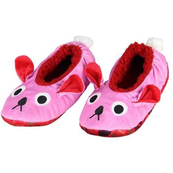 A Christmas Story Pink Bunny Slippers with No-Slip Sole