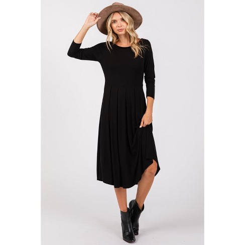 WEST K Women's Charlee Long Sleeve A-line Knit Dress with Pockets - image 1 of 4