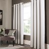 RT Designer Collection Anchorage Blackout Grommet Luxurious Modern Design Curtain Panel 54" x 95" White - 2 of 4