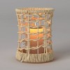 Maize Outdoor Lantern Candle Holders Tan - Threshold™ designed with Studio McGee - image 3 of 4