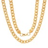 Steeltime 24" and 8" Men's 18 kt gold plated Cuban set - 2 of 4
