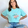Simply Sage Market Women's Hawaii Watercolor Short Sleeve Garment Dyed Tee - 2 of 3