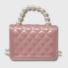 Willow & Ruby Kid's Mini Quilted Glitter Bag - Crossbody Purse for Girls (Youth) - 4 of 4