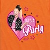 JoJo Siwa Life's a Party Short Sleeve Graphic T-Shirt - Heather Orange - 3T - 2 of 3