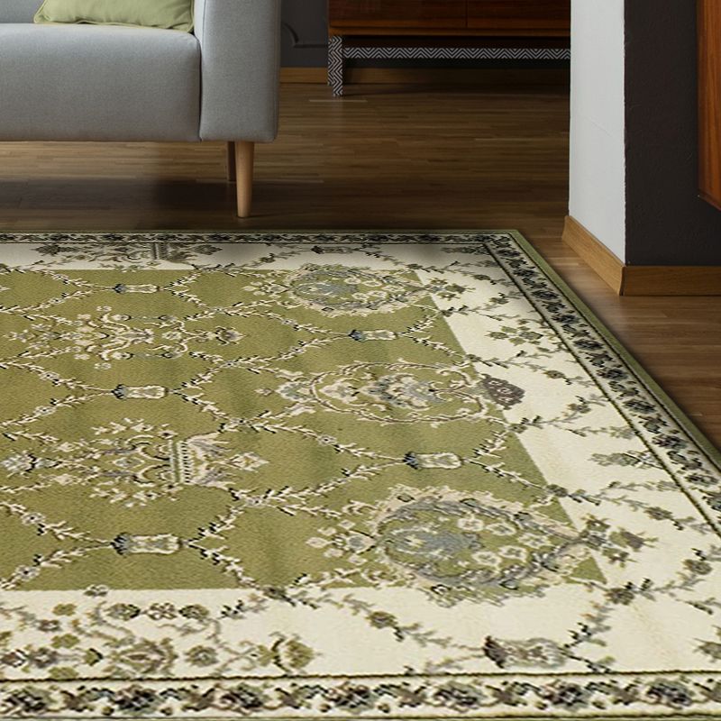 Elegant and Timeless Damask Traditional Formal Classic Floral and Vines with Border Indoor Old-World Unique Area or Runner Rug by Blue Nile Mills, 5 of 8