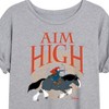 Women's - Disney - Merida Aim High Bow & Arrow Oversized Graphic T-Shirt - 2 of 4