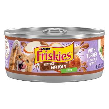Purina Friskies Extra Gravy Pate Wet Cat Food Can - 5.5oz