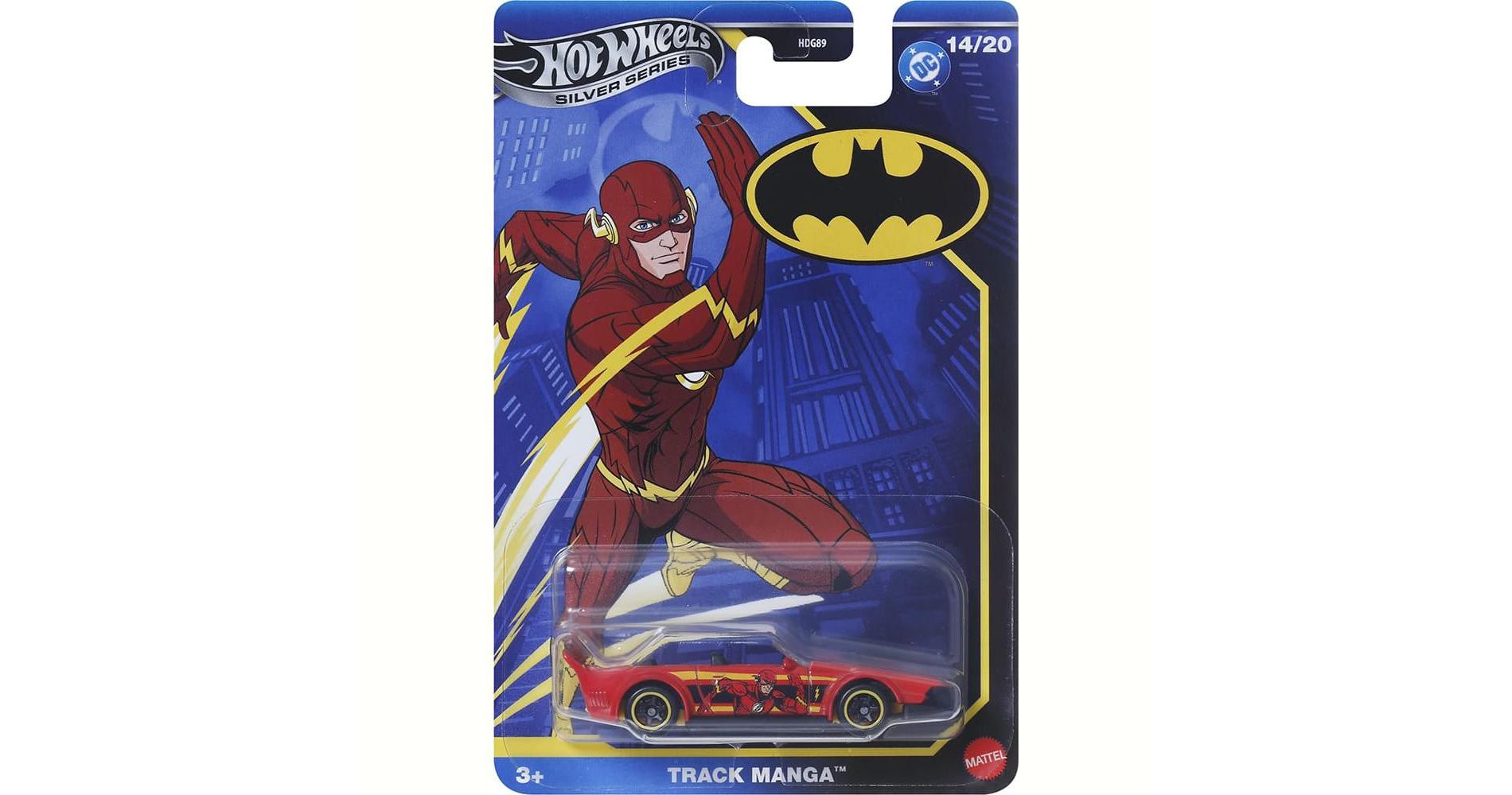 Hot Wheels DC Track Manga™ The Flash Silver Series Die-Cast Car