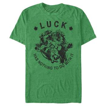 Men's Marvel Avengers St. Patrick's Day Luck has Nothing to Do With It T-Shirt