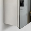 SEVOBAL Bathroom Storage Cabinets Wall Mounted Medicine Cabinet with Mirror and Shelves for Bathroom, Silver, 15.3"*4.8"*23.5" - 4 of 4
