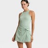 Women's Knit High-Rise Knotted Wrap Skort - All In Motion™ - 3 of 4